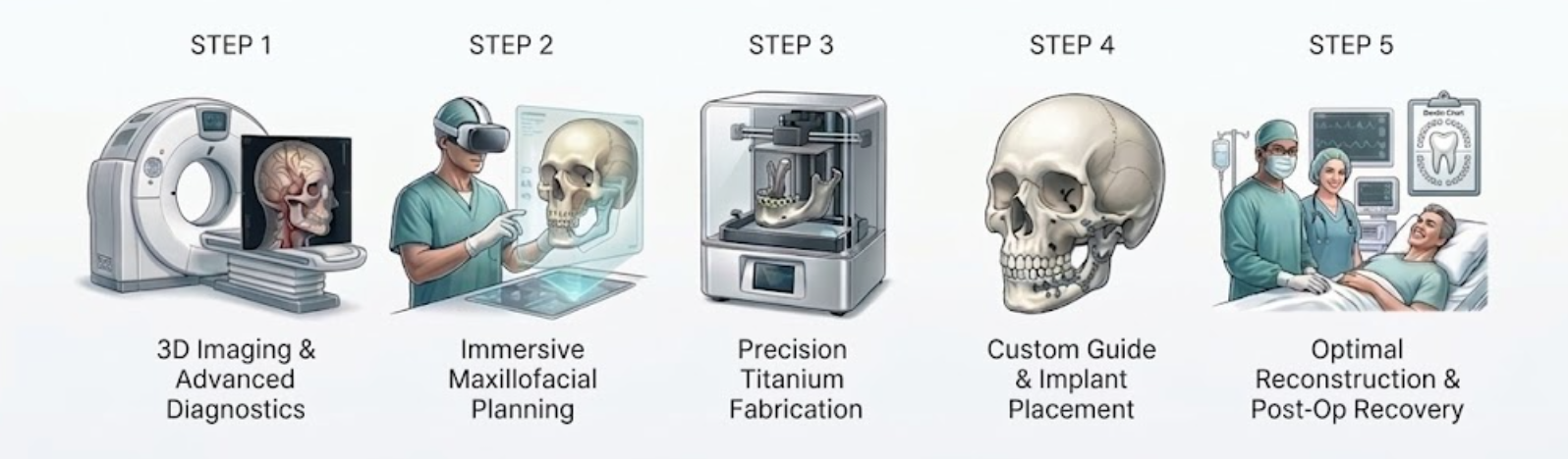 Virtual Reality Guided Surgical Planning - 5 Step Workflow