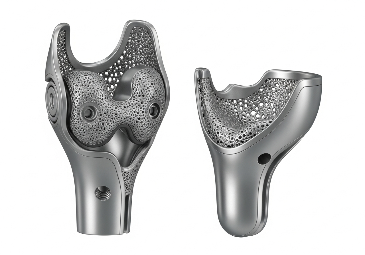 Custom 3D-printed TMJ prosthesis
